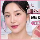 세레나데샵 | 💄 재출시 대란템! 에스쁘아 세레나데 틴트 &amp; 치크 발색 후기 (여쿨/봄웜 미지근톤 추천)