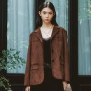 로엠 테일러드 페이크 스웨이드 자켓 RMJKF4TR99 이미지