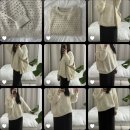 어 타이니 리틀피스 | knitting 뜨개 [FO] 마이리틀피스 스퀘어도트풀오버 후기