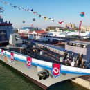 북, 5천t급 다목적구축함 &#39;최현&#39;호 진수...각종 핵 탄도미사일 탑재, 내년 초 작전투입 이미지