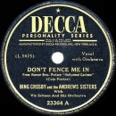 Don't Fence Me In _ Bing Crosby and The Andrews Sisters 이미지