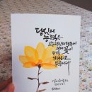 붓펜&수채캘리그라피 이미지