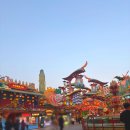 3박 4일 칭다오 불야성 요트경기장 야경 근데 이제 해무를 곁들인