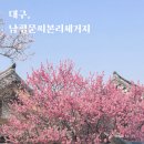 6407 | 📝 남평문씨본리세거지 대구봄나들이가기좋은곳 한옥마을 추천