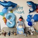 푸른아이세상어린이집 | “뚜레쥬르 6호 케이크 주문 후기｜어린이집 생일파티 상어 DIY 케이크 만들기”