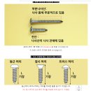 피스(나사못) 종류 이미지