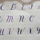 수채 캘리그라피(A) 이미지