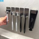 지저분한 칫솔치약 깔끔하게 정리되는 홈튜디오 칫솔걸이 세트