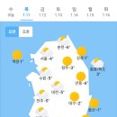 오늘의 날씨 (1월 11일 목요일) 입영 10일차 이미지