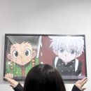 7162 | 최애 헌터헌터 콜라보카페 합정 애니플러스 다녀온 후기