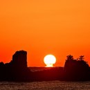 수뭇개바위 일출 이미지