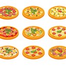 황금피자 이미지