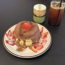 노트커피(NOTT COFFEE) | 홍대카페 '월페이퍼 서교' :: 합정역카페 브런치 초코 딸기 수플레팬케이크 작업카페 커피맛집