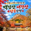 [제1179차] 백암산 내장산 단풍산행(11월01일) 산행공지 및 예약방 이미지