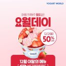 (주)신양메디칼 | 광주 첨단 디저트 맛집 요거트월드 | 요월데이 요거트월드 50% 이용방법