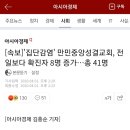 [속보]&#39;집단감염&#39; 만민중앙성결교회, 전일보다 확진자 8명 증가…총 41명 이미지