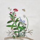 대경공인중개사사무소 | 삼복 더위를 잊으며 무명에 그린 민화 2점과 돝섬의 봄 풍경화 1점(24.8.7)