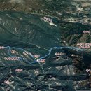 강원도 속초시 "설악산 토막골-전람회길-세존봉 지도" 이미지