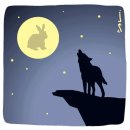 행복한 늑대 이미지