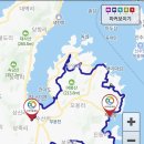 남해 바래길 4코스(고사리밭길)와 5코스(말발굽길) 남파랑길37, 38코스와 일치 이미지