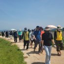 순천만 어싱길 맨발 걷기대회 이미지