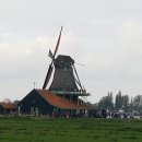 네덜란드 풍차마을 이미지