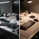 하나로PC | 🎯 &#34;PC 2대를 키보드/마우스 하나로!&#34; KVM 스위치로 책상을 미니멀하게