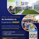 At WMSPI Info Day:10 Oct. 2026, 9.30am-11.30am 이미지