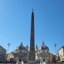 [이탈리아] - 로마 : Piazza del Popolo, Santa Maria dei Miracoli and Santa Maria in Montesanto