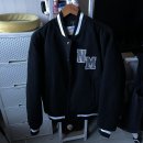 노메뉴얼 바시티 TAYLOR VARSITY JACKET - BLACK 이미지