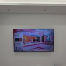 한성어린이집 | 성남 한성빌라 75인치TV 반매립 타공 시공 (벽걸이티비 시공은 역시 단디맨 티비달고)