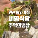 명식당 | [연산동 냉삼집] 세명식당 두명이서 먹고 온 후기