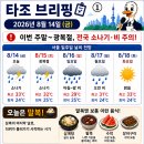 (주)푸른에너지산업 | 브리핑 - 광복절 연휴 비소식, 유럽 가뭄 심각, 군집형 초소형 위성 개발, 푸른산호초 이수현 리메이크