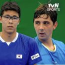 정현, 데이비스컵 제1 단식 하일라이트..한국 vs 카자흐스탄..권순우 3-0에서 비로 중단 이미지