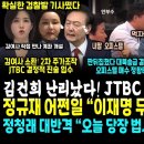 윤석열 난리났네, 법사위원장 정청래 반격 "윤석열 특검안 오늘 상정" 정규재 마저 이재명 무죄 주장 "연결점이 없잖아" (검찰발 단독, 이미지