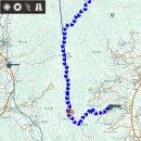 [가야]노금지단맥제1구간종주-매봉산, 소지재, 노금지재(거창)-길이 없거나 흔적이었다가 일정구간은 좋은 길이 나오기도 하는 천변만 이미지