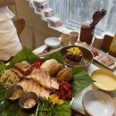 우리메밀막국수 | 감태에 싸 먹는 수육?! 신용산역맛집 '잘빠진메밀' 막국수&전병 대만족 후기