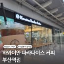 부산역 플랫폼 | 부산역 카페 추천, 하와이안 파라다이스 커피 부산역점 후기