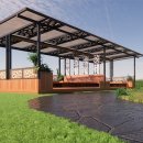 사랑쉼터의 집 | 어르신들을 위한 편안한 쉼터! 경기도 양평군 요양원 타공판 디자인 캐노피 시공 후기 2편