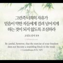 오늘의 '영어성경 사진'(867강) “걸림돌이 되지 않도록 주의하세요”(고린도전서 8장 9절) 이미지