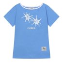 블루 blue | 반팔티 리뷰 / 코이리스 솔루나 원 숄더 배색 반팔 티 블루 COIRIS SOLUNA ONE SHOULDER HALF T BLUE 후기