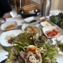 한우농장참숯불구이 | 포항 북구 장성동 맛집, 푸짐한 찬과 다채로운 쌈채소가 가득한 소대감참한우숯불구이 점심 특선 후기