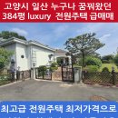 고양시 일산 설문동 대지 384평 luxury 전원주택 real 땅값 매매 이미지