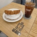 시흥 배곧 가성비 와플 | 카페 커피마마퀸 시흥배곧점, 왕큰 사과잼와플 후기