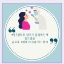 9월3일부로 "입국전 코로나 검사 폐지" 이미지