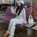 벨 트레이닝 | 에이블리 공항룩 추천 워너비뮤즈 자스민벨 브아 버튼나인 가성비 트레이닝팬츠