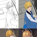 패드로 그리는 드로잉 이미지