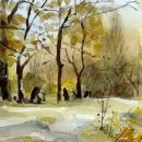 풍경수채화 이미지