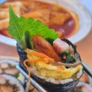 2튀김 | 명지대 근처 맛집 어글리김밥 닭갈비 김밥, 떡튀김떡볶이, 꼬치 어묵(2개), 모듬튀김(5가지) 후기