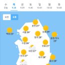 오늘의 날씨 🌞☔️☃️. 2023년 9월 28일 목요일 이미지